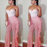 Wide Leg Trousers Bikini Cover-Up