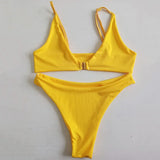 Women's Bandage Swimwear Bikini Set