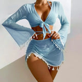 Four-piece Bikin swimsuit set