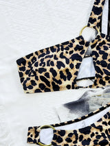 Cut-Out Swimwear Bikni Set