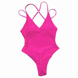 One Piece Backless Swimsuit