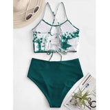 Women's Tie-dye Bikini Set