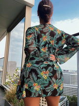 Bikini Suit with Long-Sleeved Cover-Up
