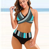 Women's Stripe Bikini Swimsuit