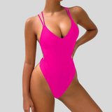 One Piece Backless Swimsuit
