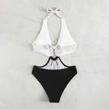 Women's Patchwork Bikini Swimsuit