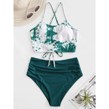 Women's Tie-dye Bikini Set