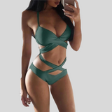 Summer Two Piece Swimwear Bikini Set